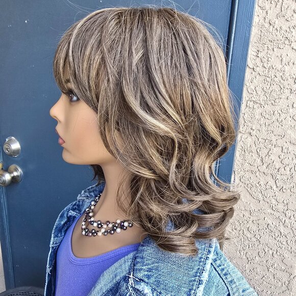 GRANADA Wig, Belle Tress, Coolest Ash Brown, Extend Lace, Mono Part, NEW, Heatok - Picture 3 of 11